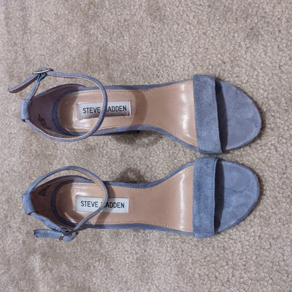 Steve Madden Carson Suede Block Heel